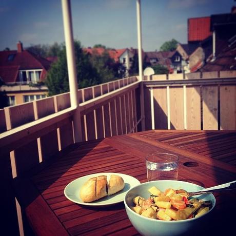 Balkon Sonne Essen Instagram