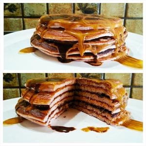 Protein Pancakes mit WF Syrup © Taco