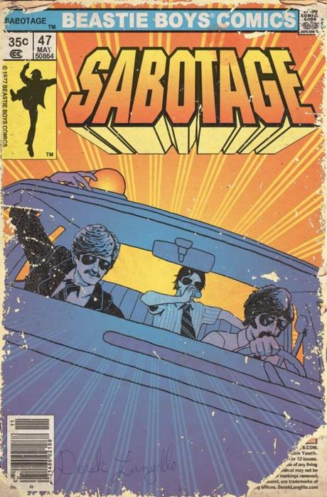 Beastie Boys Sabotage Video als Comic