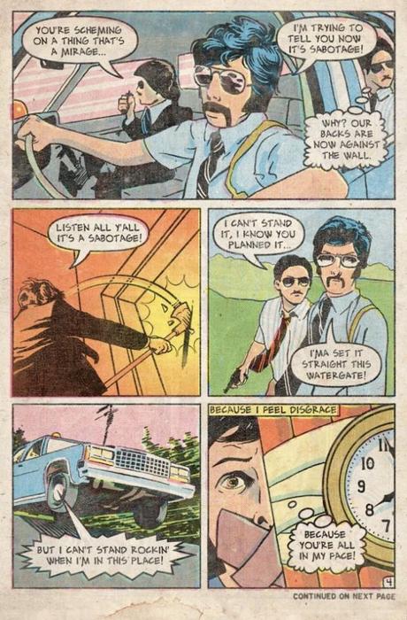 Beastie Boys Sabotage Video als Comic