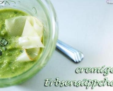[Rezept] cremiges Erbsensüppchen mit Käse & Estragon
