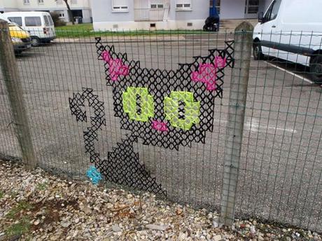 Urban X Stitch: Graffiti mit Garn