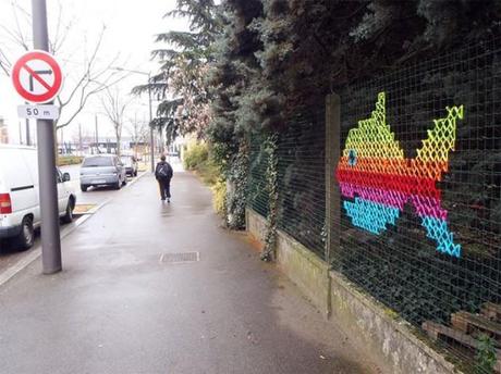 Urban X Stitch: Graffiti mit Garn
