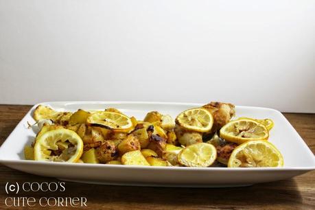 Hähnchenschenkel al Limone mit Kartoffeln - so einfach kann so gut sein
