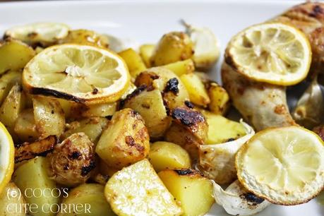 Hähnchenschenkel al Limone mit Kartoffeln - so einfach kann so gut sein