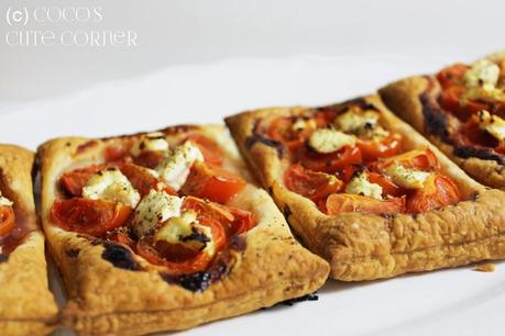 Tomaten Tartelettes mit Ziegenfrischkäse - let's cook together