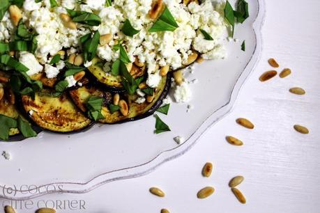 Auberginen-Salat mit Feta - der Frühling ruft