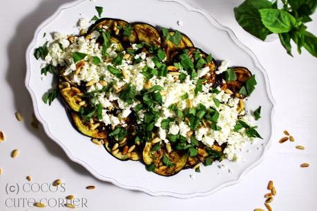 Auberginen-Salat mit Feta - der Frühling ruft