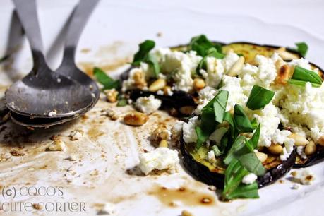 Auberginen-Salat mit Feta - der Frühling ruft