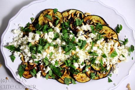 Auberginen-Salat mit Feta - der Frühling ruft