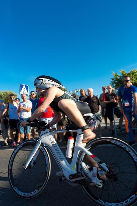 ThomasCook Ironman 70.3 Alcudia Mallorca Spain - Changing zone - Triathlon with Andreas Dreitz, Bart Aernouts, Andreas Raelert and Lisa Huetthaler