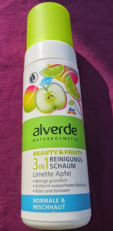 Review: Alverde 3in1 Reinigungsschaum Limette/Apfel