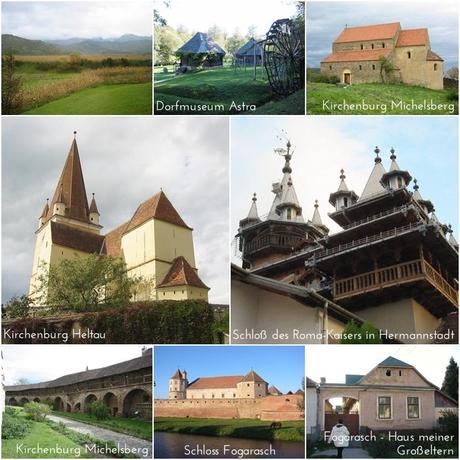 Fogarasch Schloss | Kircheburg Heltau | Michelsberg | Dorfmuseum Astra | Schloss des Roma Kaisers