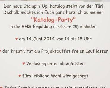 Einladung zur Katalogparty