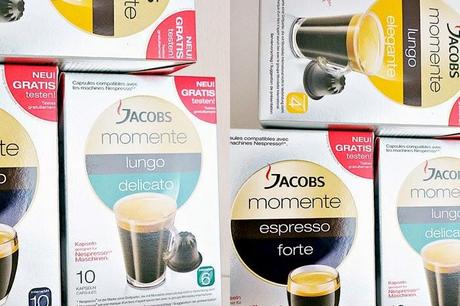 Jacobs Momente Espresso forte, Jacobs Momente Lungo elegante und delicato