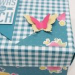 Origami-Box aus Designer-Papier von Stampin up