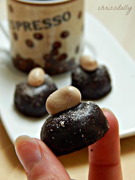 Cookie-Coffee Truffles / Kaffee-Keks Pralinen