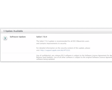 Apple veröffentlicht Safari 7.0.4 und 6.1.4