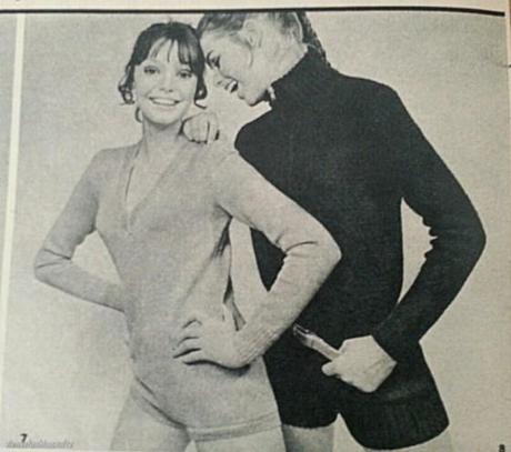 Gestrickter Jumpsuit aus einer Strickzeitschrift im Jahr 1970