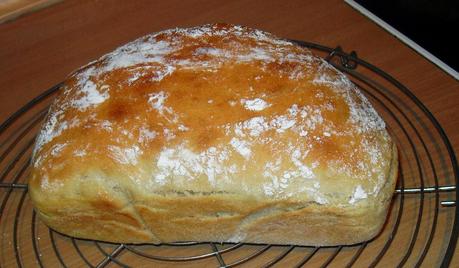 Helles Brot ohne Kneten