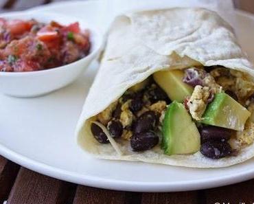 Ein nahr- und herzhafter Frühstücks-Burrito