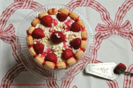Erdbeer Tiramisu Torte Himbeerprinzesschen Foodblog Erdbeere Erdbeeren