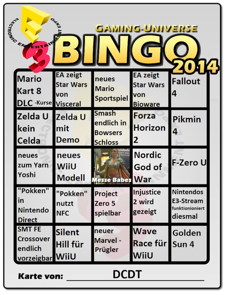 E3-Bingo 2014