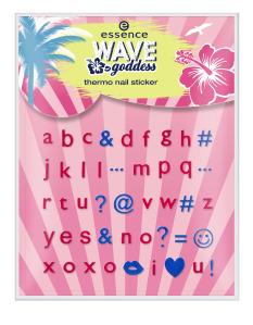 ess. wave goddess thermo nail sticker 01