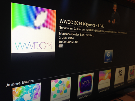 WWDC 2014 Apple TV App