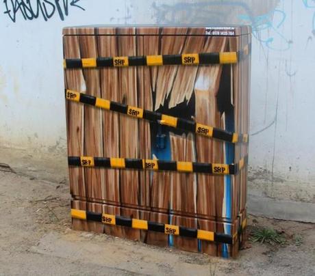 Street Art: Bemalte Elektrokästen von Steven Karlstedt