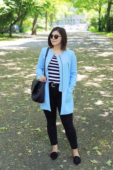 OUTFIT | The blue coat