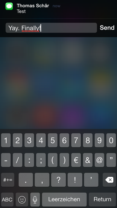 iOS 8 Banner QR