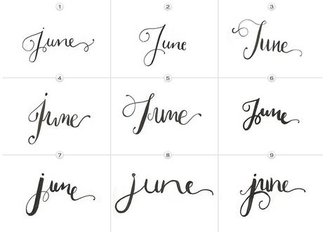 Month June Selection
