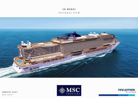 MSC investiert 2,1 Milliarden Euro in futuristische Kreuzfahrtschiffe  - 5300 Passagiere und 1500 Mitarbeiter...