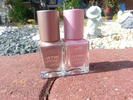 Review & Swatches: p2 Satin Supreme Nagellack 030 royal wedding & 060 queenly rose