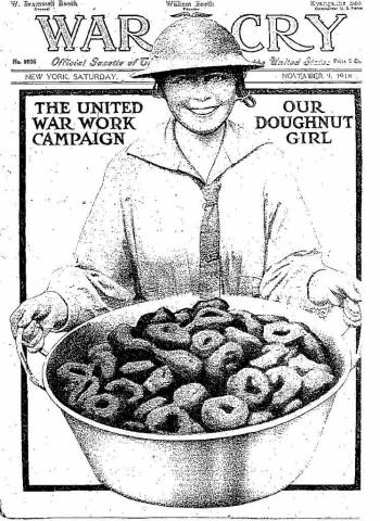 Kuriose Feiertage - 6. Juni 2014 - Tag des Donuts - National Doughnut Day - Doughnut_Dollies_1918_France via Wikimedia Commons