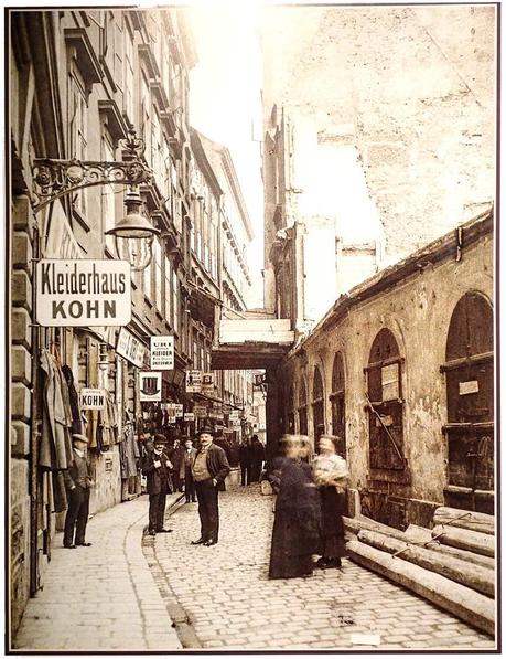 Albert Kahn: Wien (Österreich) Judengasse. 23. April 1913