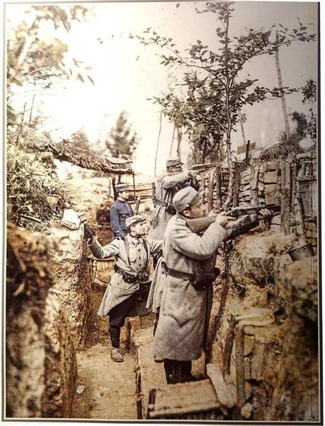 Albert Kahn: Le Hammel, Somme, France. Frontabschnitt 9. August 1915.