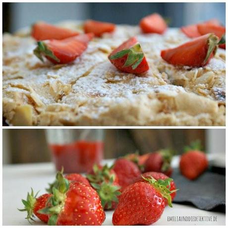 Erdbeer Sahne Baiser Torte - Sommerträumchen Rezept und #ichbacksmir mit tastesherif
