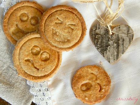Honig-Mandel-Smilycookies