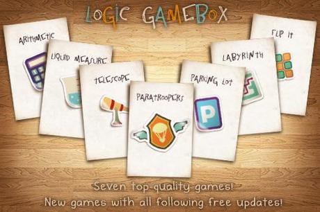 All-in-1 Logic GameBox enthält 7 schöne Puzzle-Spiele mit über 1000 Leveln