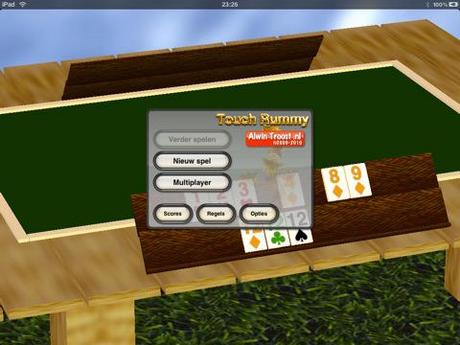 Touch Rummy HD – Rommee läßt sich auch mit Spielsteinen spielen