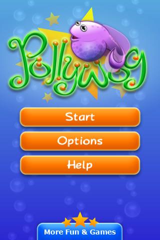 Pollywog ist ein nettes Spiel mit einer kleinen Kaulquappe auf Futtersuche
