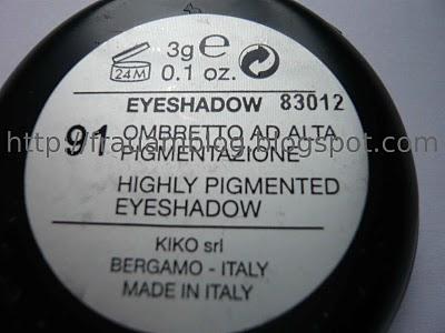 [Swatches] Kiko Eye Shadows 23, 91 und 92