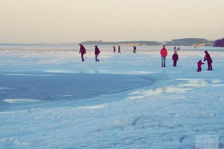 eisige Ostsee.