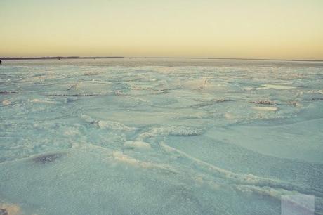 eisige Ostsee.