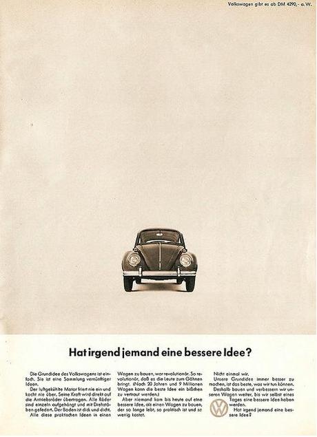 VW Käfer – Werbung aus den 60er