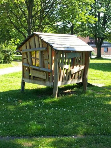 Himbeerprinzesschen Holz Spielhaus Kinder 12 von 12
