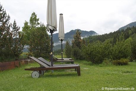 Liegebereich im Mountain Spa im Intercontinantal Berchtesgaden Resort