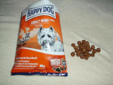 Futterprobe von Happy Dog